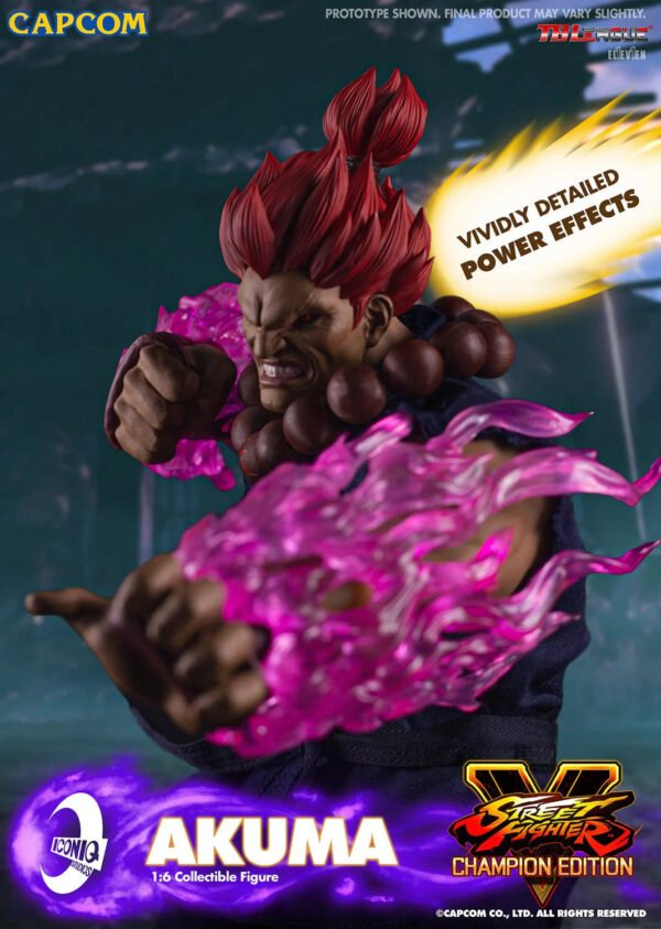 2024 Iconiq Studios Street Fighter V Akuma Sixth Scale Figure - Image 4