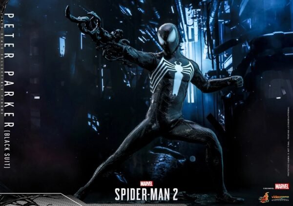 2024 Hot Toys Marvel’s Spider-Man 2 Peter Parker (Black Suit) Sixth Scale Figure - Image 2