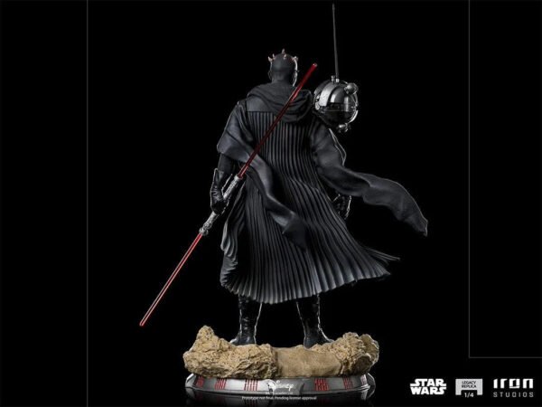 Iron Studios Star Wars Darth Maul 1/4 Scale Legacy Replica Statue - Image 3