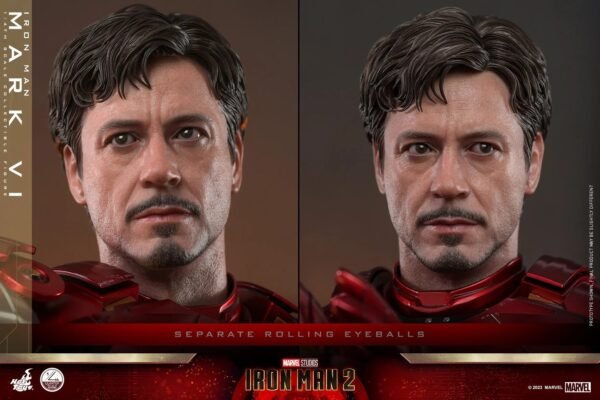 2024 Hot Toys Iron Man 2: Iron Man Mark VI Quarter Scale Figure - Image 3