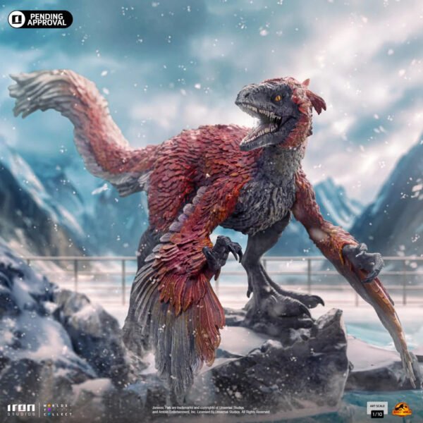 2024 Iron Studios Jurassic World: Dominion Pyroraptor Art Scale 1/10 Statue