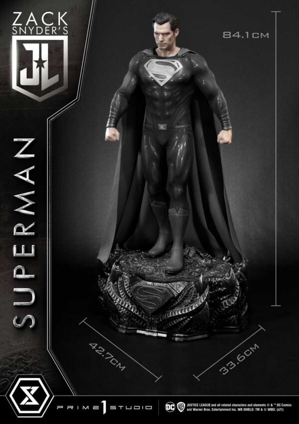 2024 Prime 1 Museum Masterline Justice League (Film) Superman Zack Snyder's Justice League 1/3 Scale Statue - Image 12