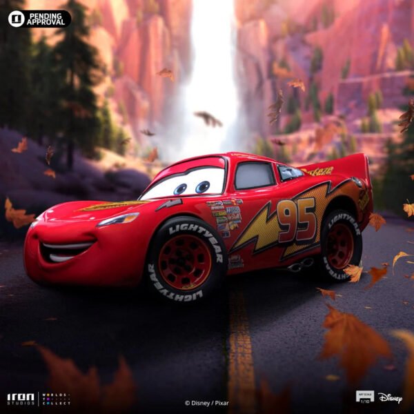 2024 Iron Studios Cars Lightning McQueen Art Scale 1/10 Statue