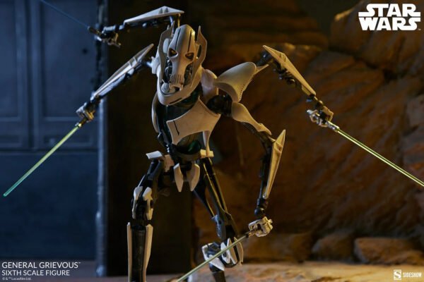 Sideshow Collectibles Star Wars Sage General Grievous Sixth Scale Figure - Image 5