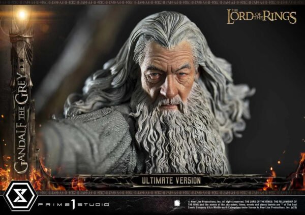 2024 Prime 1 Studio Premium Masterline The Lord of the Rings (Film) Gandalf the Grey Ultimate Version 1:4 Scale Statue - Image 3