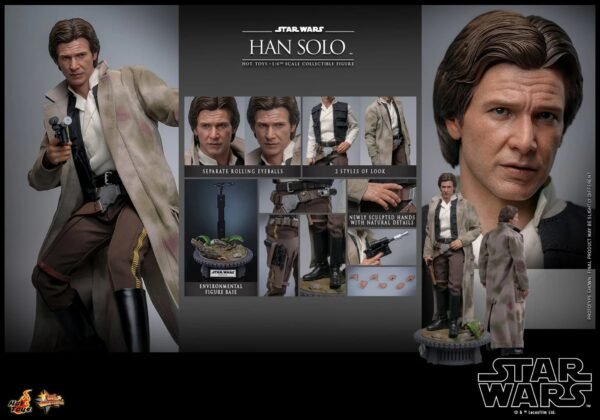 2024 Hot Toys Star Wars: Return of the Jedi Han Solo Sixth Scale Figure - Image 10