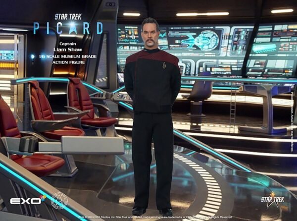 2024 Exo-6 Star Trek: Picard Captain Liam Shaw 1/6 Scale Figure - Image 4