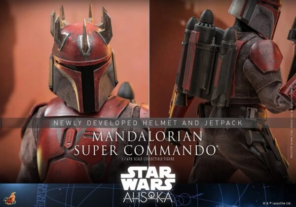 2024 Hot Toys Star Wars: The Clone Wars Mandalorian Super Commando Sixth Scale Figure - Image 9