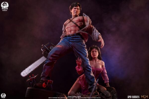 2024 PCS Collectibles Army of Darkness Ash 1/4 Scale Deluxe Edition Premier Series Statue - Image 2