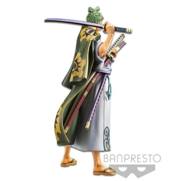 Banpresto One Piece Zoro The Grandline Men Wanokuni DXF Vol. 2 Statue - Image 4