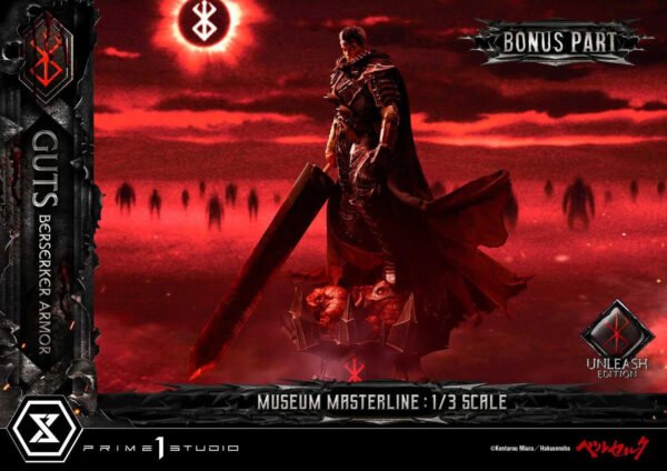2024 Prime 1 Studio Museum Masterline Berserk Guts, Berserker Armor Unleash Edition DX Bonus Version 1/3 Scale Statue - Image 6