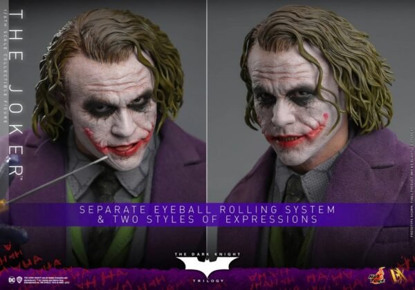 2024 Hot Toys The Dark Knight Trilogy The Joker Sixth Scale Figure - Image 6