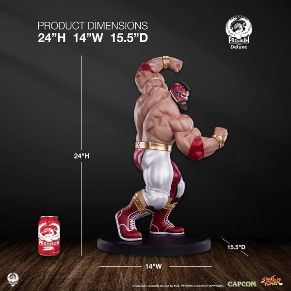 2024 PCS Collectibles Street Fighter 6 Zangief Deluxe Edition Quarter Scale Statue - Image 6