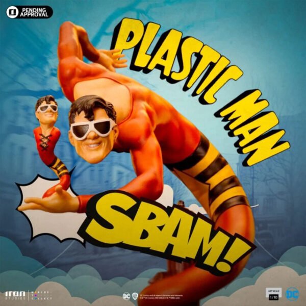 2024 Iron Studios DC Plastic Man Art Scale 1/10 Statue