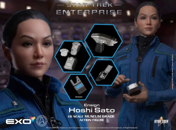 2024 Exo-6 Star Trek: Enterprise Ensign Hoshi Sato 1/6 Scale Figure - Image 2