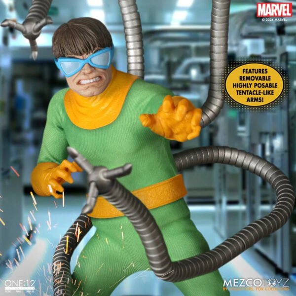 2024 Mezcotoyz Marvel Comics Doctor Octopus One:12 Collective Action Figure - Image 5