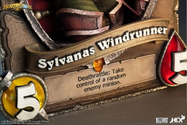2024 HEX Collectibles Hearthstone Sylvanas Windrunner 3D Art Frame - Image 6