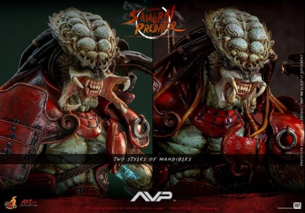 2024 Hot Toys Alien vs Predator Akaoni Samurai Predator Sixth Scale Figure - Image 8