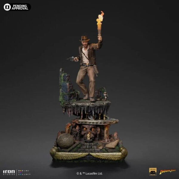2024 Iron Studios Indiana Jones Deluxe Art Scale 1/10 Statue - Image 2