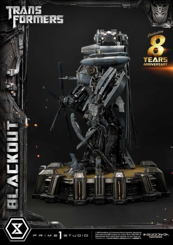 2024 Prime 1 Studio Museum Masterline Transformers (Film) Blackout Statue - Image 3
