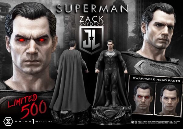 2024 Prime 1 Museum Masterline Justice League (Film) Superman Zack Snyder's Justice League 1/3 Scale Statue - Image 11