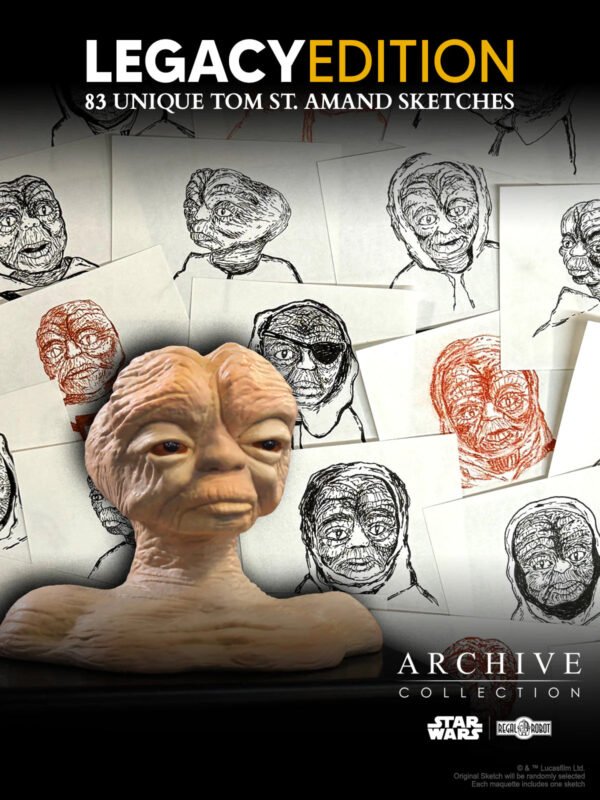 Regal Robot Star Wars Prune Face Concept Maquette Replica Tom St. Amand Legacy Edition - Image 7