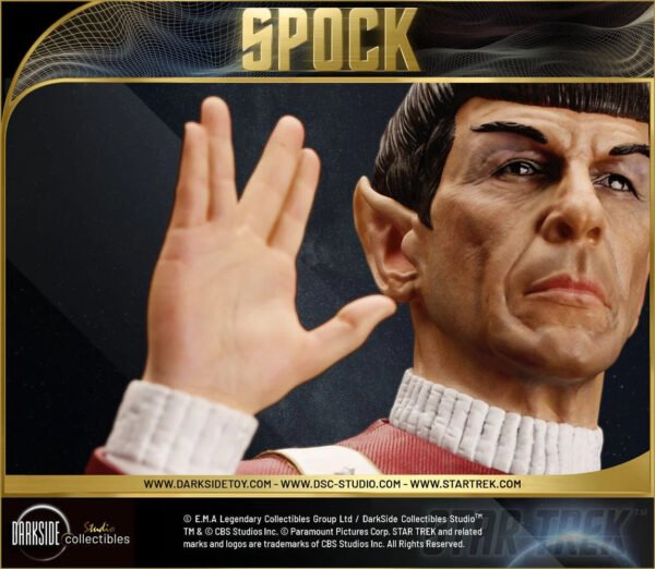 2024 DarkSide Collectibles Studio STAR TREK II: The Wrath of Khan Spock Quarter Scale Statue - Image 6