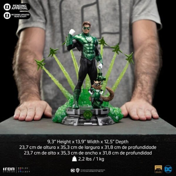 2024 Iron Studios DC Comics Green Lantern Unleashed Deluxe Art Scale 1/10 Statue - Image 4