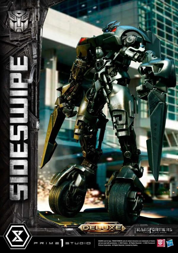 2024 Prime 1 Studio Museum Masterline Transformers: Dark of the Moon (Film) Sideswipe DX Bonus Version Statue - Image 2