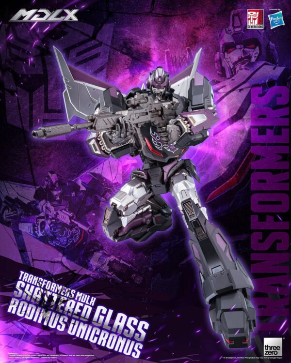 2024 Threezero Transformers: Shattered Glass Rodiumus Unicronus MDLX Collectible Figure - Image 6