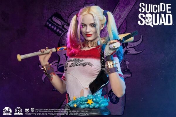 2024 Infinity Studio Suicide Squad: Harley Quinn Life-Size Bust - Image 2