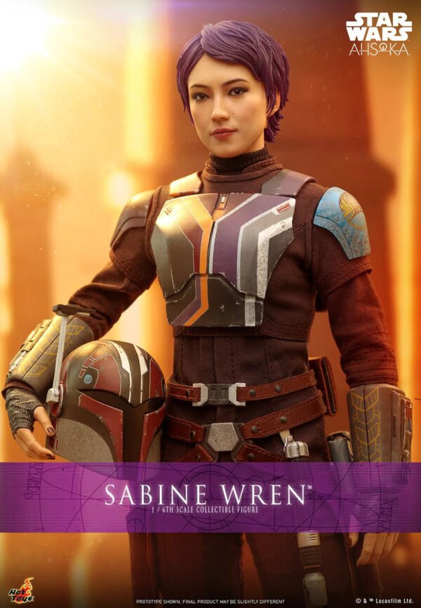 2024 Hot Toys Star Wars Ahsoka Sabine Wren Sixth Scale Figure - Image 7