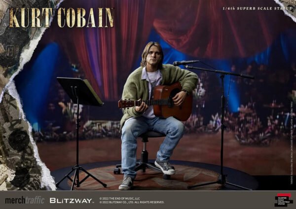 2024 Blitzway Nirvana Kurt Cobain 1/4 Superb Scale Statue