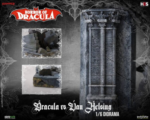 2024 Infinite Statue Horror of Dracula - Dracula vs Van Helsing 1:6 Scale Diorama - Image 8