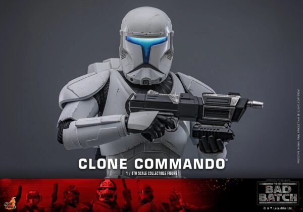 2024 Hot Toys Star Wars The Bad Batch Clone Commando Sixth Scale Figure - Image 7