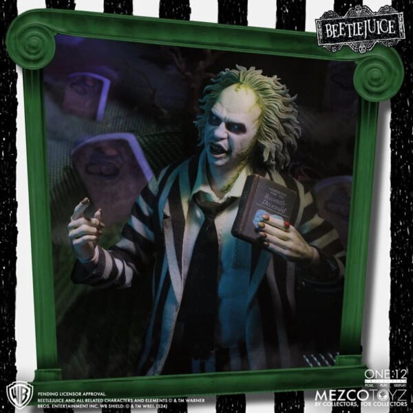 2024 Mezcotoyz Beetlejuice Deluxe Edition One:12 Collective Action Figure - Image 3
