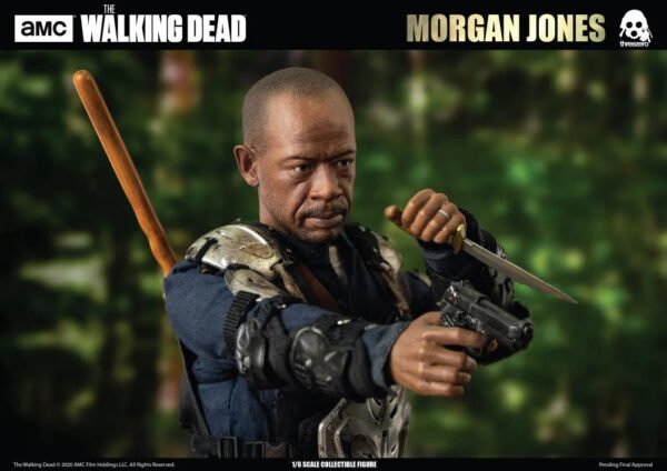 Threezero The Walking Dead Season 7 Morgan Jones 1:6 Scale Action Figure - Image 5