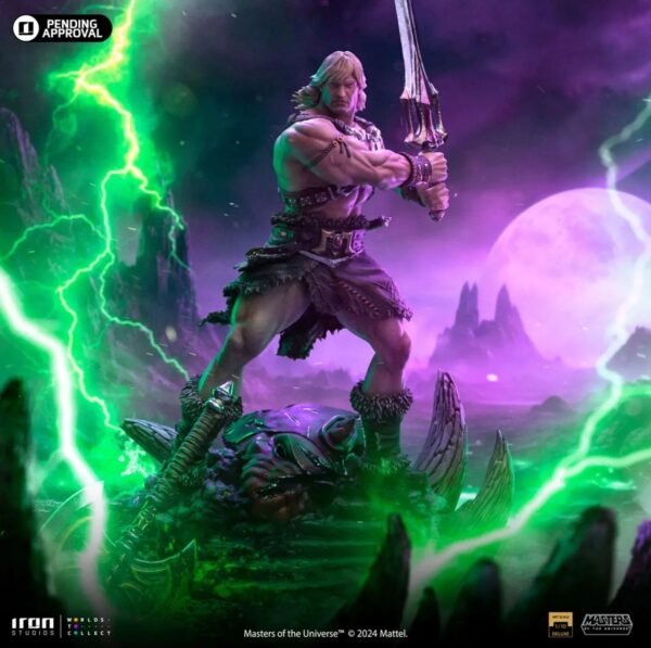 2024 Iron Studios Masters of the Universe: He-Man Unleashed Art Scale 1/10 Statue
