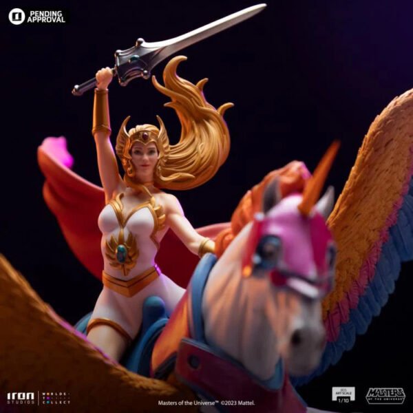 2024 Iron Studios Masters of the Universe: She-Ra and Swift Wind Art Scale 1/10 Statue