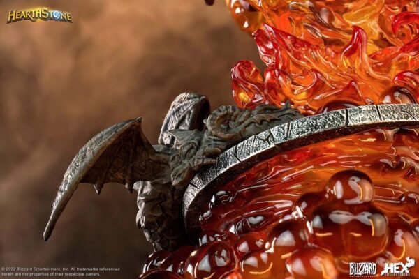 2024 HEX Collectibles Hearthstone Ragnaros the Firelord 11in Statue - Image 5