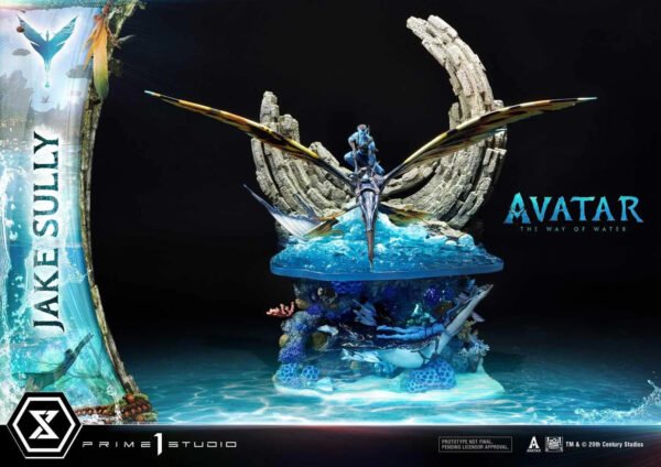 2024 Prime 1 Studio Ultimate Diorama Masterline Avatar:The Way of Water Jake Sully Bonus Version Statue - Image 5