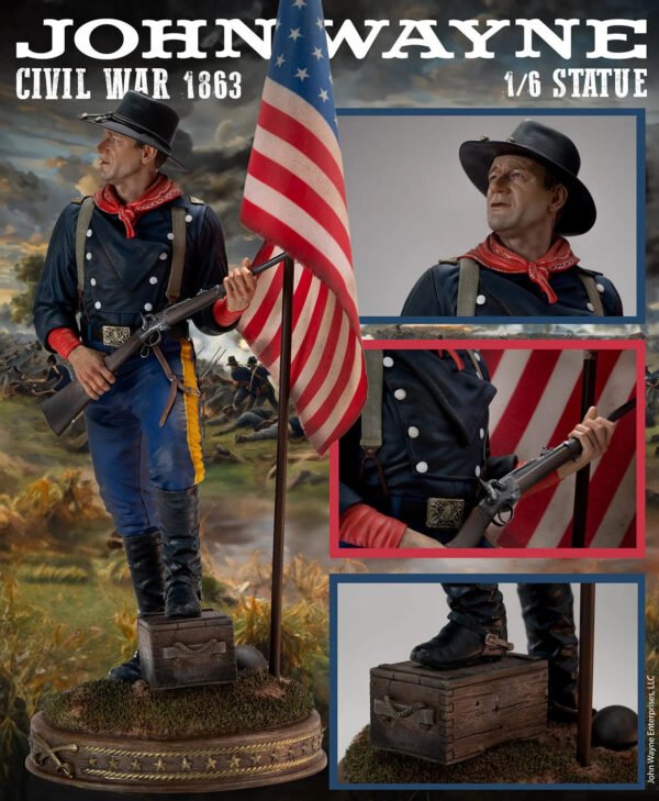 2024 Infinite Statue John Wayne (Civil War 1863) Statue - Image 3