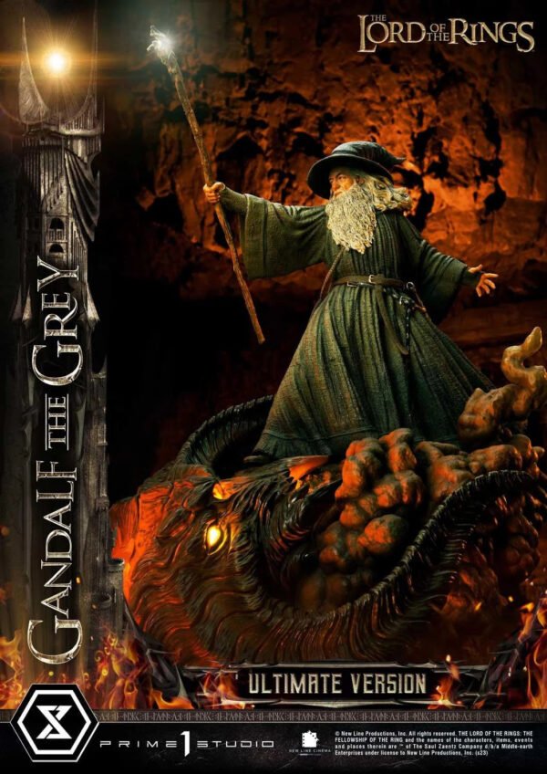 2024 Prime 1 Studio Premium Masterline The Lord of the Rings (Film) Gandalf the Grey Ultimate Version 1:4 Scale Statue - Image 2