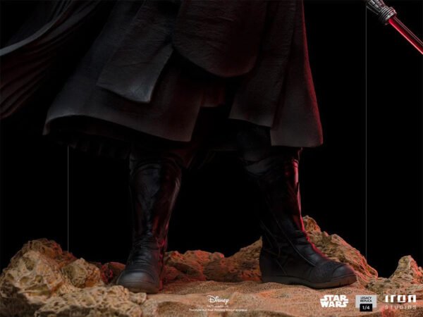 Iron Studios Star Wars Darth Maul 1/4 Scale Legacy Replica Statue - Image 5