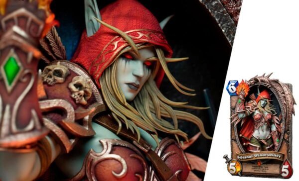 2024 HEX Collectibles Hearthstone Sylvanas Windrunner 3D Art Frame