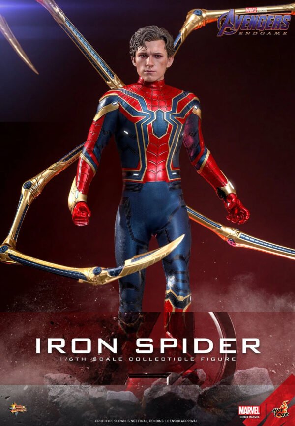 2024 Hot Toys Avenger: Endgame Iron Spider Sixth Scale Figure - Image 6