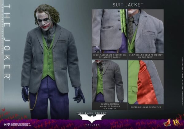 2024 Hot Toys The Dark Knight Trilogy The Joker Sixth Scale Figure - Image 9