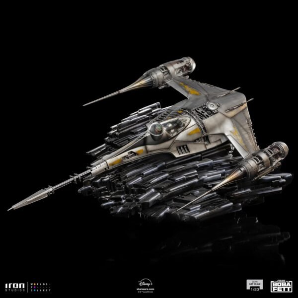 Iron Studios The Book of Boba Fett Mando's N-1 Starfighter 1/20 Demi Art Scale Statue - Image 2
