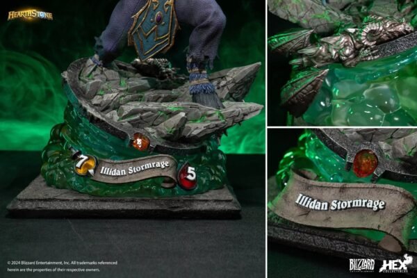 2024 HEX Collectibles Hearthstone Illidan Stormrage 1/10 Scale Statue - Image 6