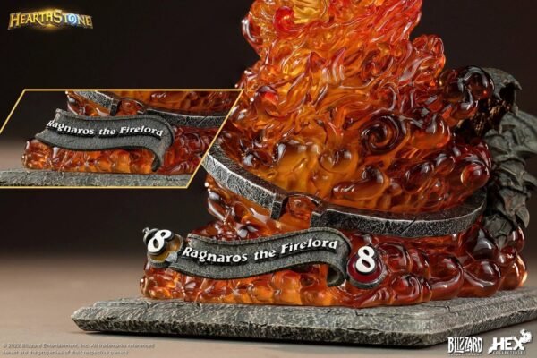 2024 HEX Collectibles Hearthstone Ragnaros the Firelord 11in Statue - Image 6